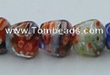 CLG574 16 inches 10*12mm apple lampwork glass beads wholesale