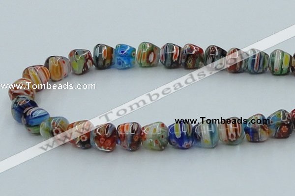 CLG574 16 inches 10*12mm apple lampwork glass beads wholesale