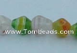 CLG577 16 inches 8*10mm rice lampwork glass beads wholesale