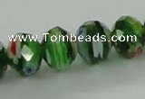 CLG58 15 inches 8*10mm faceted rondelle handmade lampwork beads