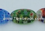 CLG590 16 inches 13*18mm oval lampwork glass beads wholesale