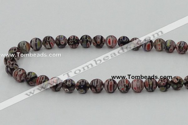 CLG604 16 inches 10mm round lampwork glass beads wholesale