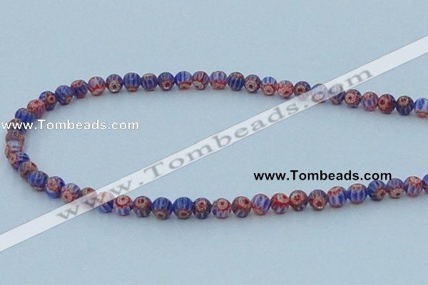 CLG628 10PCS 16 inches 6mm round lampwork glass beads wholesale