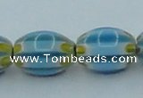 CLG635 5PCS 16 inches 10*14mm oval lampwork glass beads wholesale