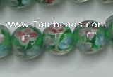 CLG753 15.5 inches 10mm round lampwork glass beads wholesale