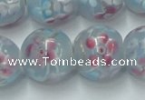 CLG759 15 inches 12mm round lampwork glass beads wholesale