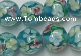 CLG763 15 inches 12mm round lampwork glass beads wholesale