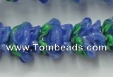 CLG792 15.5 inches 11*13mm rose lampwork glass beads wholesale