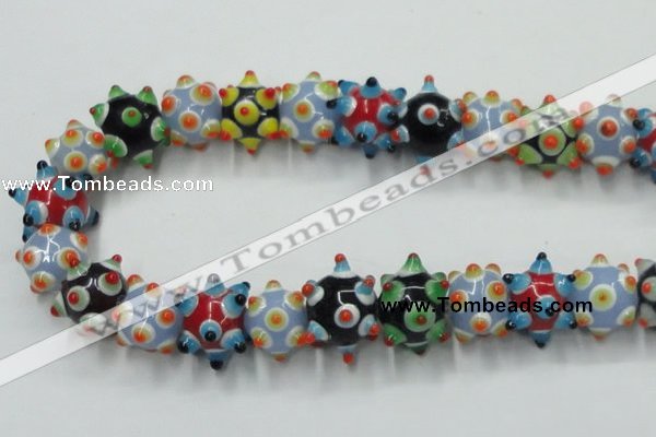 CLG828 15.5 inches 12*17mm lampwork glass beads wholesale