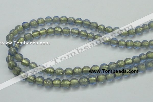 CLG831 15.5 inches 8mm round lampwork glass beads wholesale