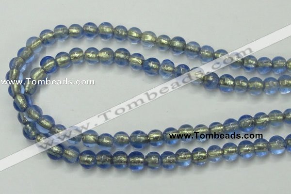 CLG832 15.5 inches 8mm round lampwork glass beads wholesale