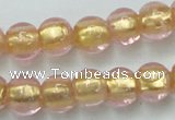 CLG834 15.5 inches 8mm round lampwork glass beads wholesale