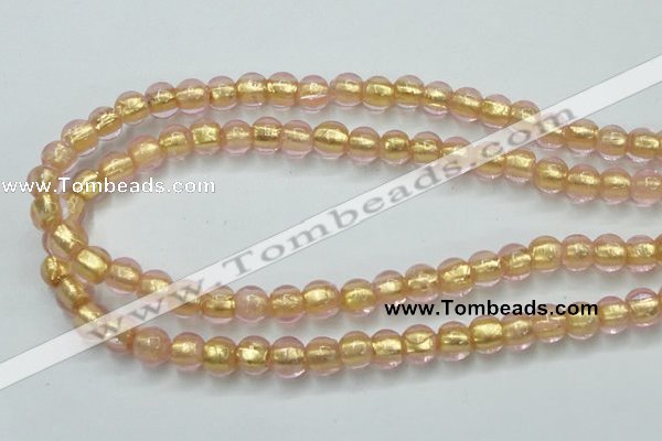 CLG834 15.5 inches 8mm round lampwork glass beads wholesale