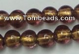 CLG835 15.5 inches 8mm round lampwork glass beads wholesale