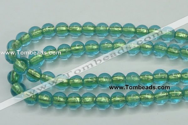 CLG840 15.5 inches 12mm round lampwork glass beads wholesale