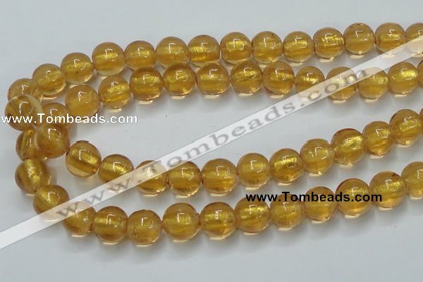 CLG842 15.5 inches 12mm round lampwork glass beads wholesale