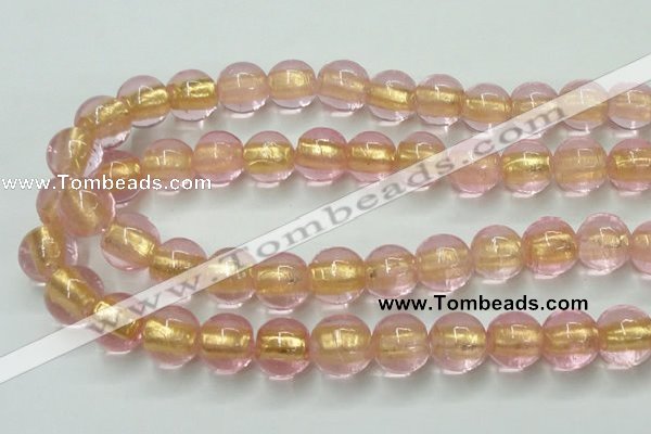 CLG845 15.5 inches 14mm round lampwork glass beads wholesale