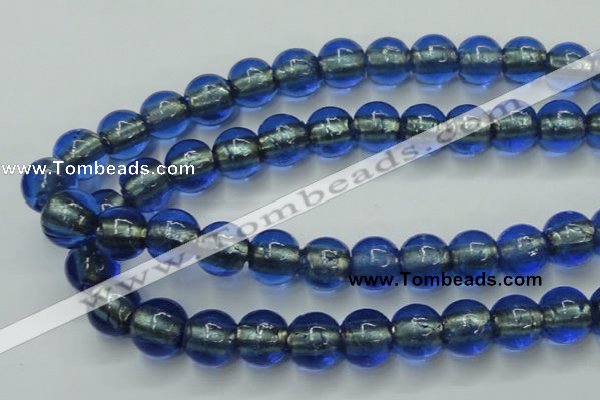 CLG846 15.5 inches 14mm round lampwork glass beads wholesale