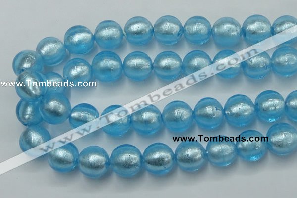 CLG847 15.5 inches 18mm round lampwork glass beads wholesale