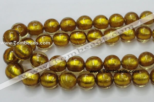 CLG850 15.5 inches 18mm round lampwork glass beads wholesale