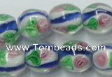 CLG875 15.5 inches 12mm round lampwork glass beads wholesale