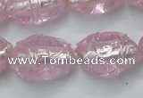 CLG884 2PCS 16 inches 12*18mm oval lampwork glass beads wholesale