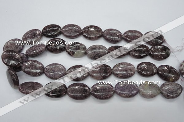 CLI30 15.5 inches 18*25mm oval lilac jasper beads wholesale