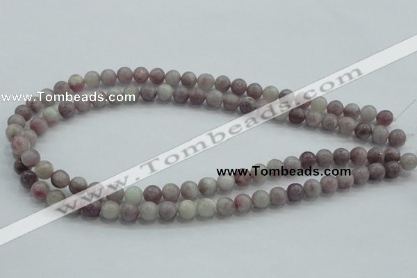 CLI52 15.5 inches 8mm round natural lilac jasper beads wholesale