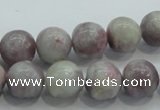 CLI54 15.5 inches 12mm round natural lilac jasper beads wholesale