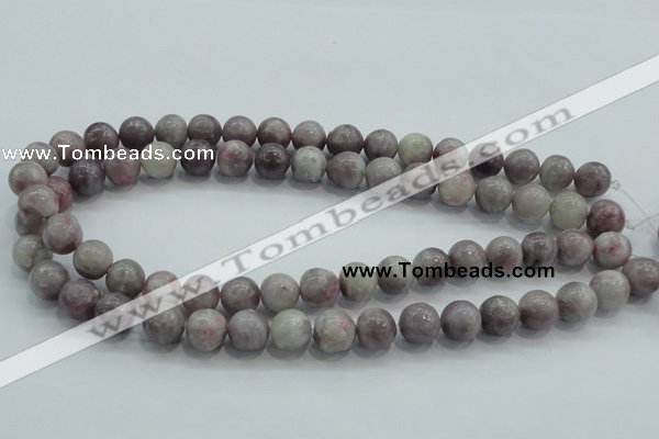 CLI54 15.5 inches 12mm round natural lilac jasper beads wholesale