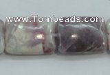 CLI64 15.5 inches 18*25mm rectangle natural lilac jasper beads wholesale