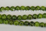 CLJ210 15.5 inches 6mm round dyed sesame jasper beads wholesale