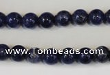 CLJ222 15.5 inches 8mm round dyed sesame jasper beads wholesale