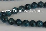 CLJ223 15.5 inches 8mm round dyed sesame jasper beads wholesale