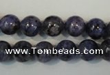 CLJ233 15.5 inches 10mm round dyed sesame jasper beads wholesale