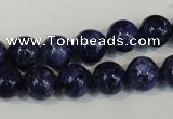 CLJ234 15.5 inches 10mm round dyed sesame jasper beads wholesale