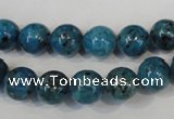 CLJ235 15.5 inches 10mm round dyed sesame jasper beads wholesale