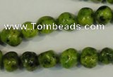 CLJ240 15.5 inches 10mm nuggets dyed sesame jasper beads wholesale