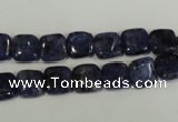 CLJ255 15.5 inches 8*8mm square dyed sesame jasper beads wholesale