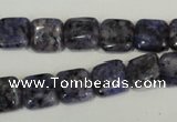 CLJ263 15.5 inches 10*10mm square dyed sesame jasper beads wholesale