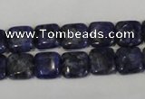 CLJ264 15.5 inches 10*10mm square dyed sesame jasper beads wholesale