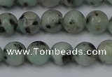 CLJ402 15.5 inches 8mm round sesame jasper beads wholesale