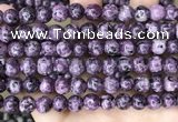 CLJ513 15.5 inches 4mm,6mm,8mm,10mm & 12mm round sesame jasper beads