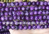 CLJ514 15.5 inches 4mm,6mm,8mm,10mm & 12mm round sesame jasper beads