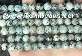 CLJ517 15.5 inches 4mm,6mm,8mm,10mm & 12mm round sesame jasper beads