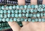 CLJ518 15.5 inches 4mm,6mm,8mm,10mm & 12mm round sesame jasper beads