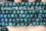 CLJ520 15.5 inches 4mm,6mm,8mm,10mm & 12mm round sesame jasper beads