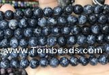 CLJ522 15.5 inches 4mm,6mm,8mm,10mm & 12mm round sesame jasper beads