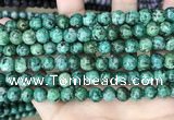 CLJ527 15.5 inches 4mm,6mm,8mm,10mm & 12mm round sesame jasper beads