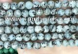 CLJ557 15.5 inches 6mm,8mm,10mm & 12mm faceted round sesame jasper beads